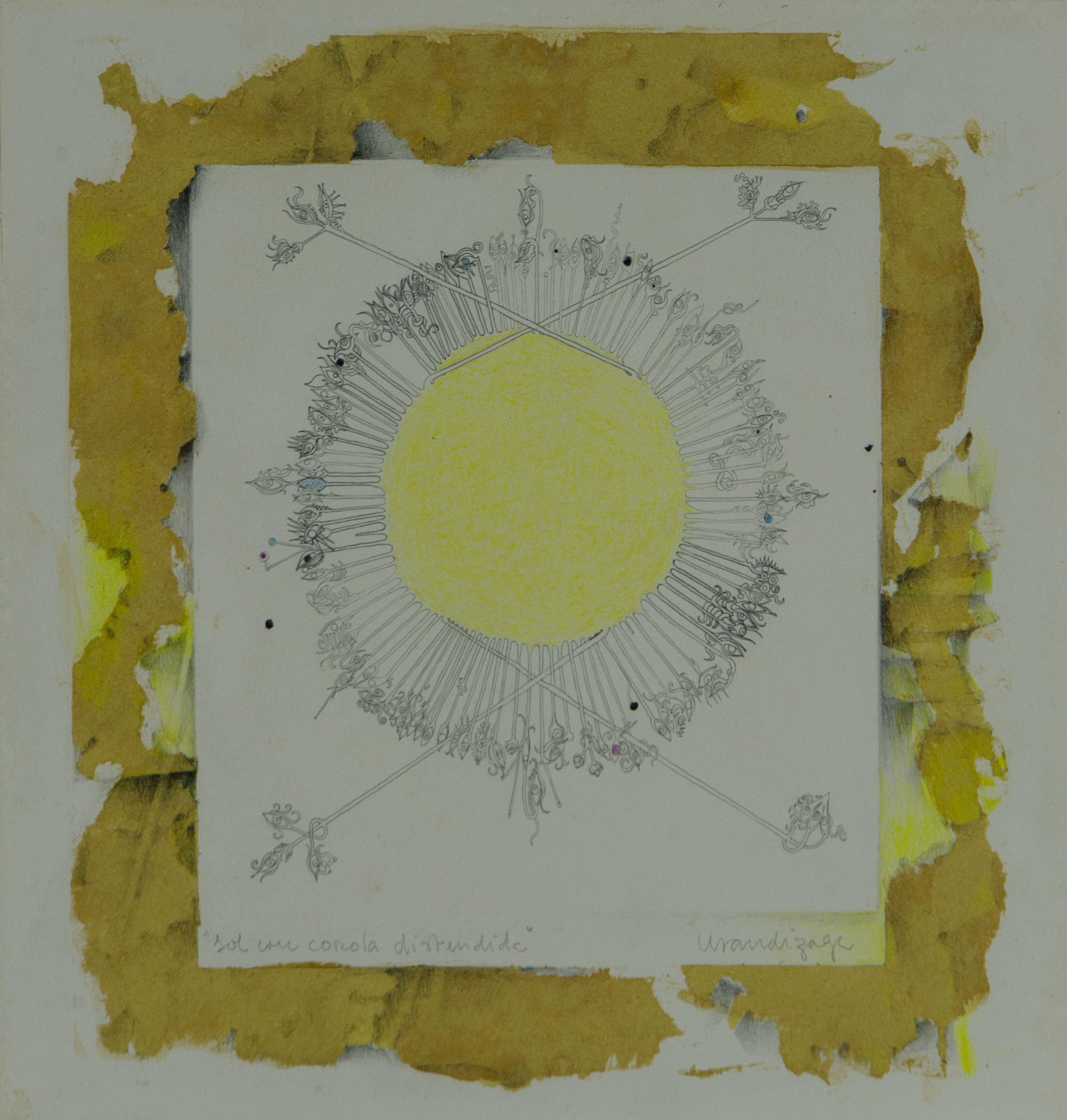 Sol con corola distendida