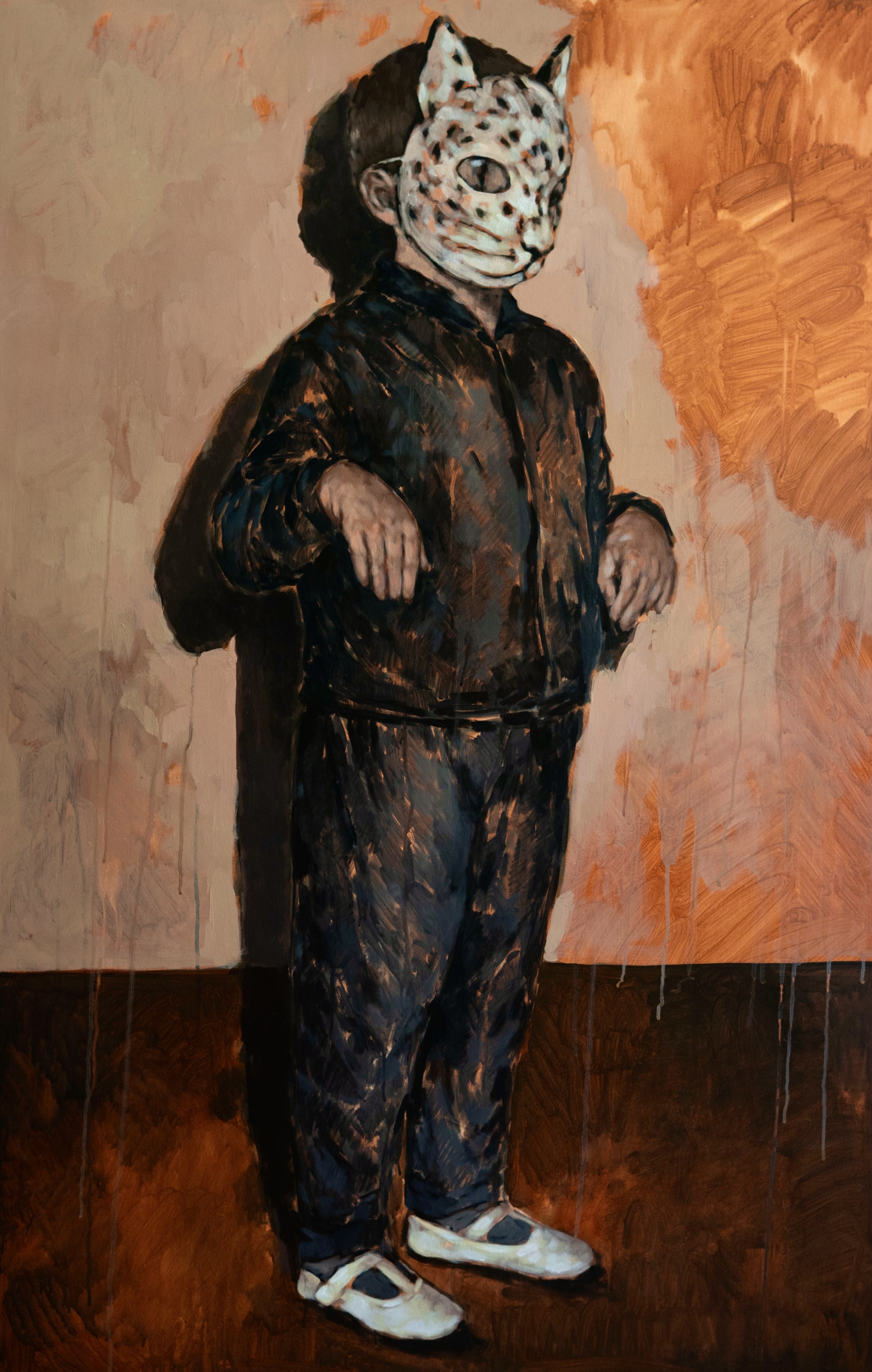 Child Wearing a Mask