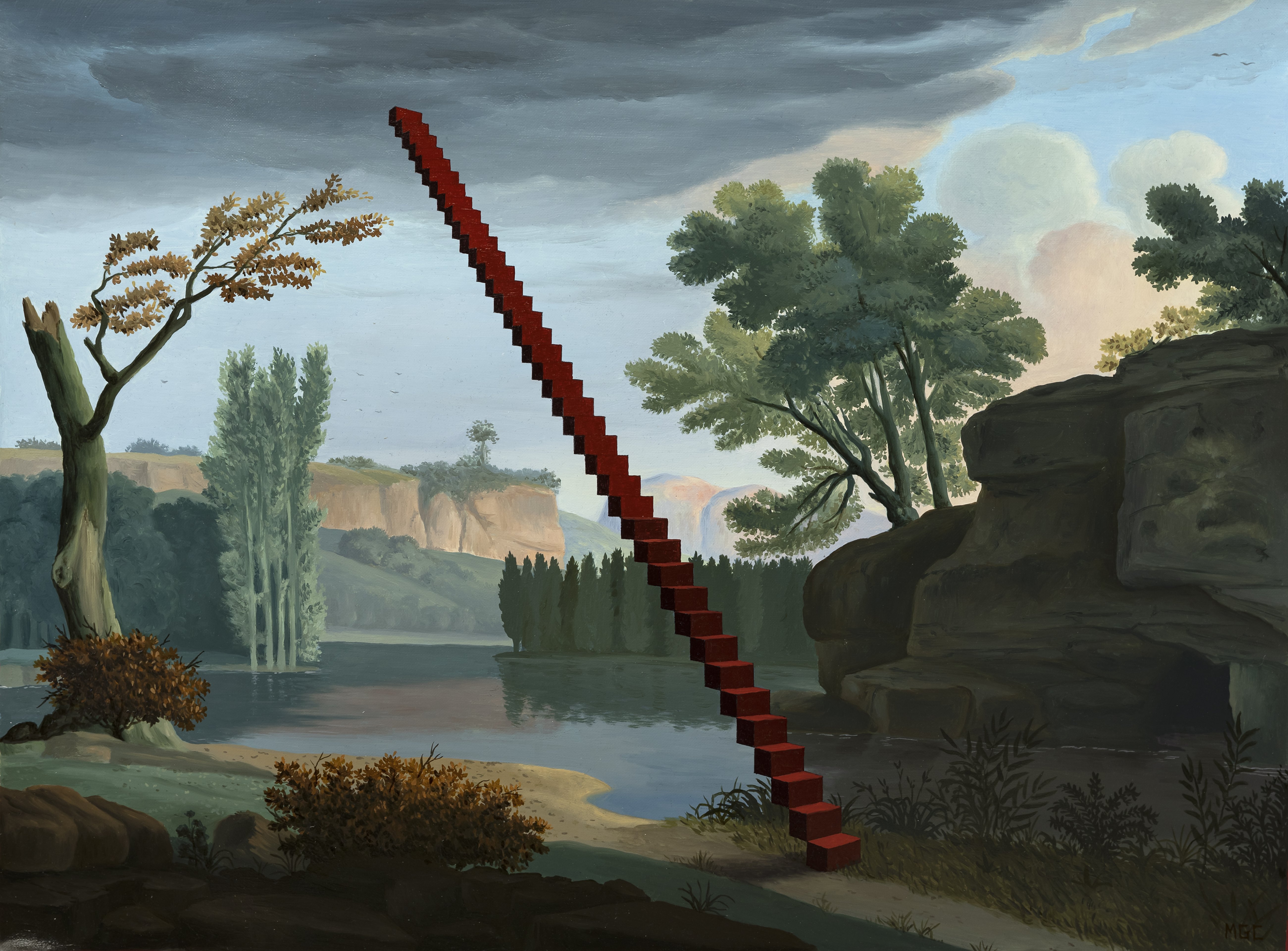 Escalera roja