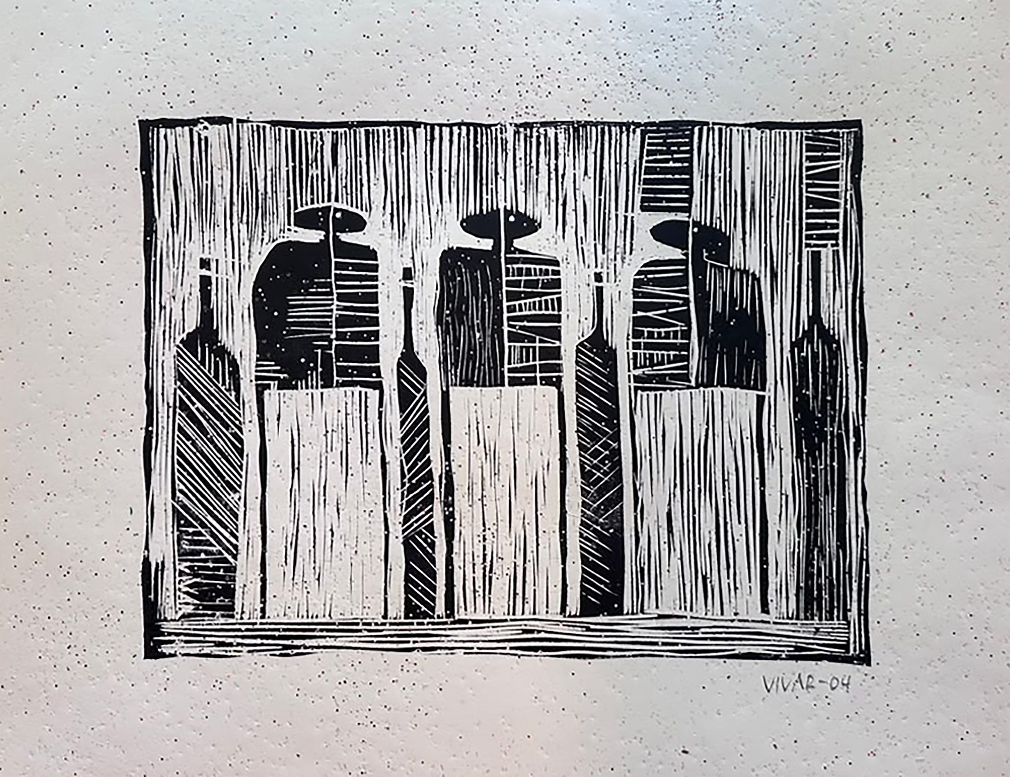Sin Título I, 50 x 65 cm, 2024, por Carlos Vivar — Aura Galerías