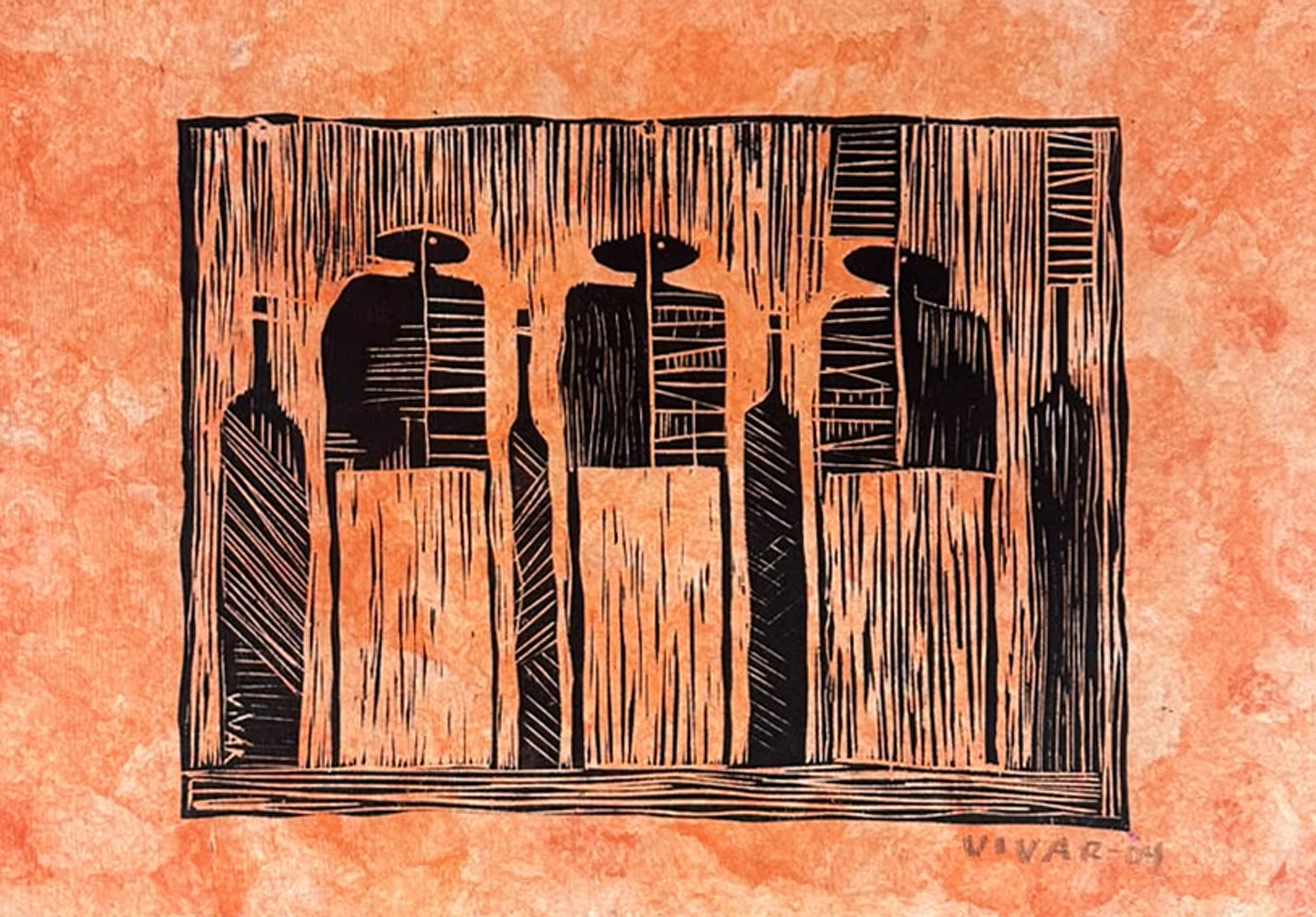 Sin Título VI, 39 x 59 cm, 2004, por Carlos Vivar — Aura Galerías