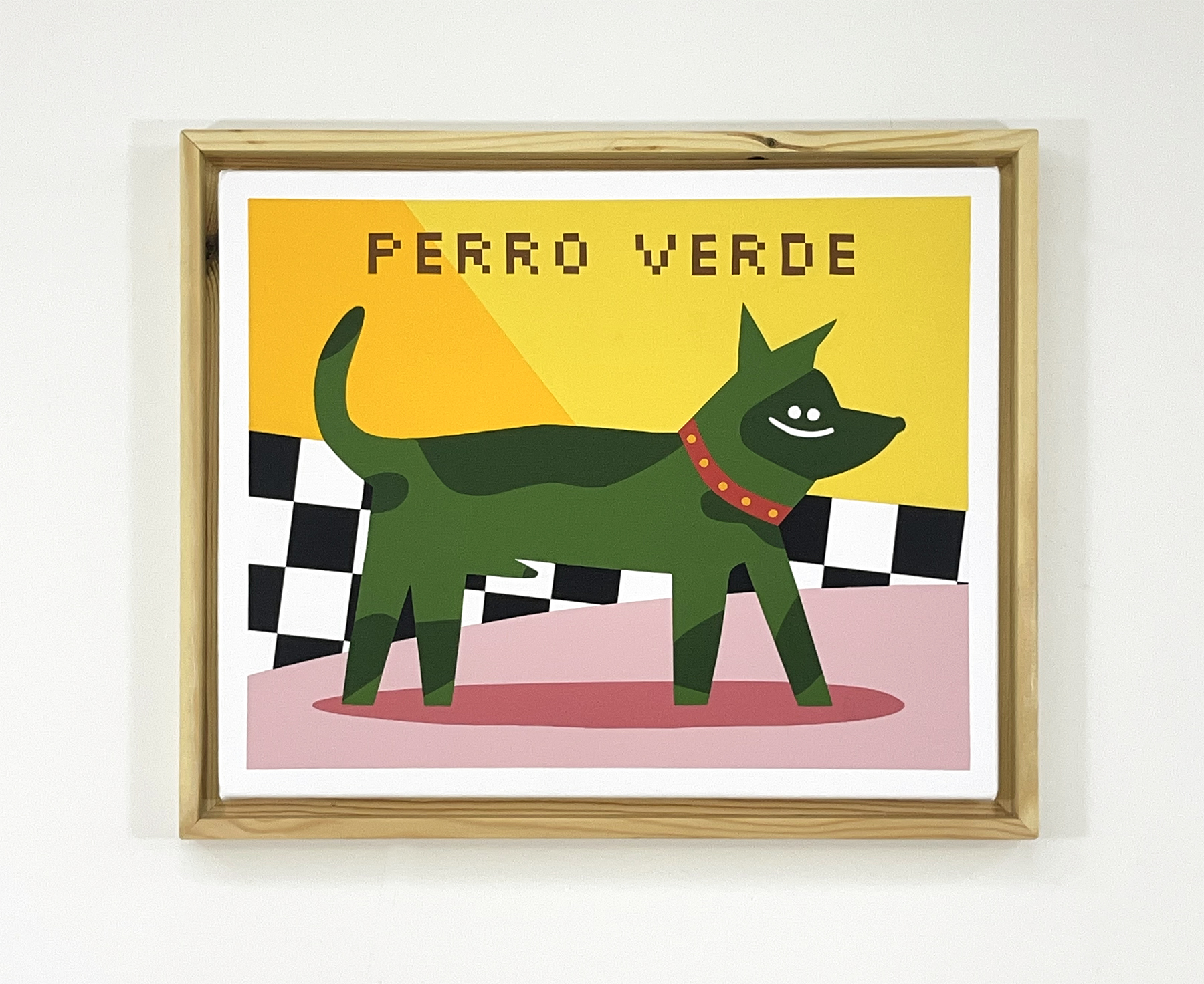 Perro verde