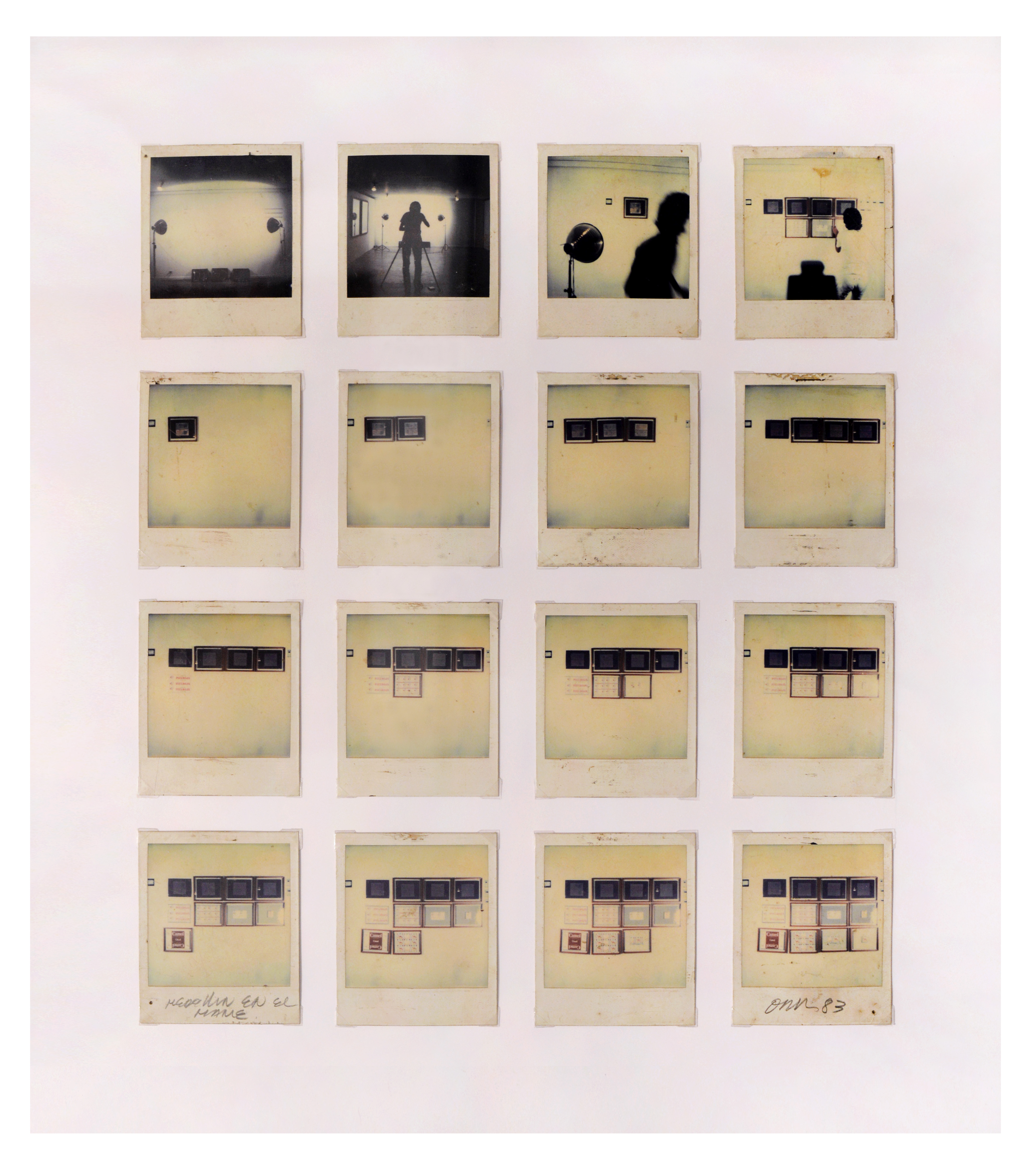 Medellín en el MAME - Secuencia polaroids 4 x 4