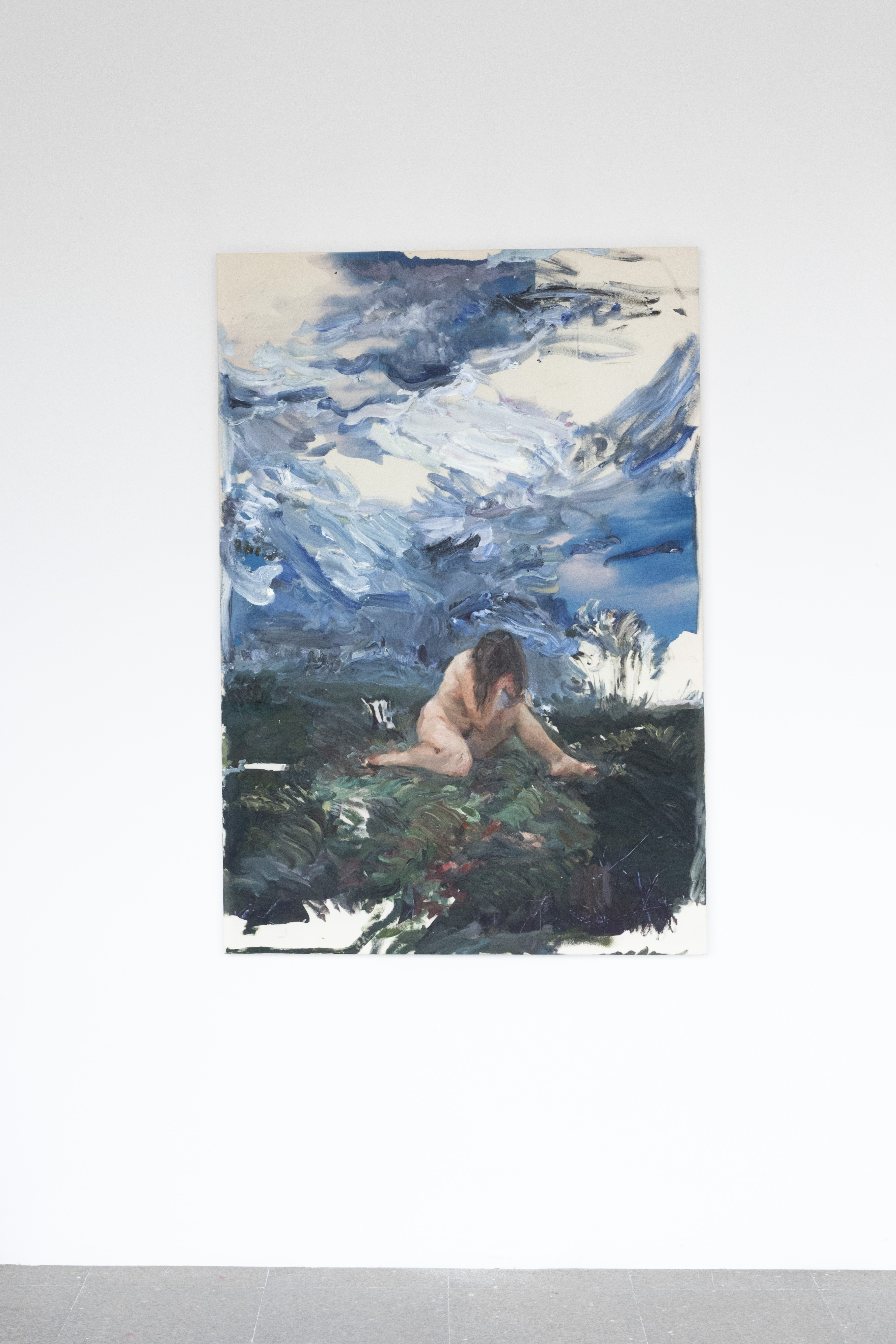 Desnudo llorando de Munch